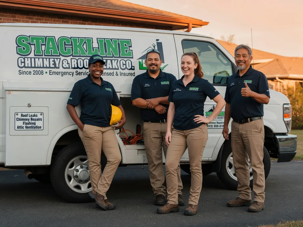 Chimney flashing repair company in Merry Hill, NC